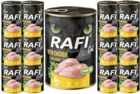 DOLINA NOTECI RAFI Cat Adult Kurczak bez zbóż 12x400g - Zdjęcie główne