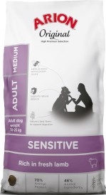 ARION Original Sensitive Adult Medium Lamb 12kg+3kg GRATIS - Zdjęcie nr 2