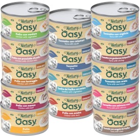 OASY Cat Natury Cooking Brooth Kurczak Ser w bulionie Puszka 85g - Zdjęcie nr 2