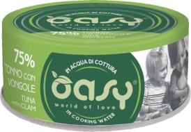 OASY Cat More Love Tuna Clam Tuńczyk Małże puszka 70g - Zdjęcie główne