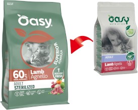 OASY Cat ADULT Lamb Jagnięcina 1,5kg - Zdjęcie nr 3
