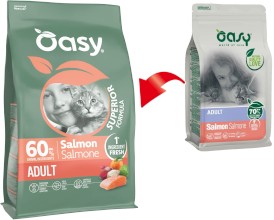 OASY Cat ADULT Salmon Łosoś 7,5kg - Zdjęcie nr 3