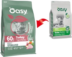 OASY Cat Superior Adult Sterilized Turkey Indyk 1,5kg - Zdjęcie nr 2