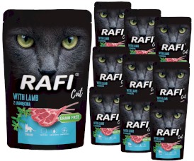 DOLINA NOTECI RAFI Cat Sterilised Jagnięcina bez zbóż 10x100g - Zdjęcie główne