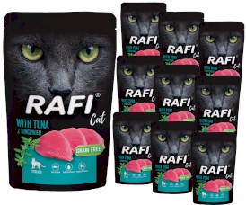 DOLINA NOTECI RAFI Cat Sterilised Tuńczyk bez zbóż 10x100g - Zdjęcie główne