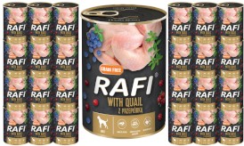 Dolina Noteci Rafi z Przepiórką Pasztet bez zbóż 24x400g - Zdjęcie główne