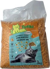 TOFIKI Żwirek sojowy zbrylający Brzoskwinia 3kg - Zdjęcie główne