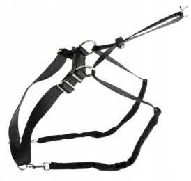 KERBL Uprząż dla psa Maxi Leader Czarna 45-60cm - Zdjęcie główne