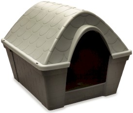 STEFANPLAST Buda dla psa Happy Home Large szara - Zdjęcie główne