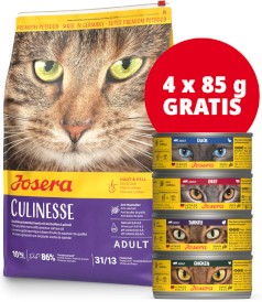 JOSERA Cat CULINESSE Adult 10kg + 4 Puszki GRATIS! - Zdjęcie główne