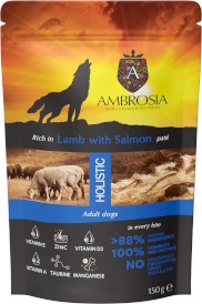 AMBROSIA Dog Adult Lamb / Salmon Paté Jagnięcina i Łosoś 150g - Zdjęcie główne