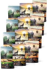 AMBROSIA Dog Mediterranean Paté MIX SMAKÓW Saszetki 12x150g - Zdjęcie główne