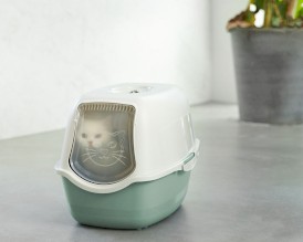 ROTHO Bailey Kuweta zamykana dla kota Zielona / Piaskowa - Zdjęcie nr 3