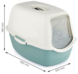 ROTHO Bailey Kuweta zamykana dla kota Czarna - Zdjęcie nr 3