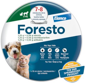 FORESTO Mała Obroża na kleszcze pchły u kota psa - Zdjęcie główne