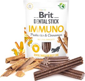 BRIT Dog Dental Stick Immuno Probiotyki Cynamon Naturalna odporność 251g - Zdjęcie nr 2
