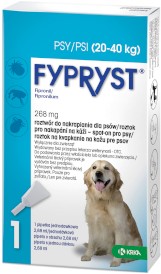 FYPRYST Spot-On Psy 20-40kg Krople na kleszcze pchły 3szt. - Zdjęcie nr 2