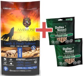 AMBROSIA Dog Adult Lamb / Fresh Salmon Jagnięcina i Świeży Łosoś 12kg + GRATIS DOLINA NOTECI - Zdjęcie główne