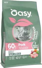 OASY Cat Superior Adult Sterilized Pork Wieprzowina 300g - Zdjęcie główne