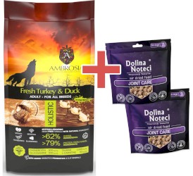 AMBROSIA Dog Adult Fresh Turkey / Duck Świeży Indyk i Kaczka 12kg + GRATIS DOLINA NOTECI - Zdjęcie główne