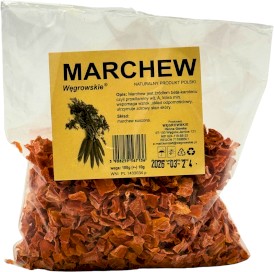 WĘGROWSKIE Smaczki Marchew suszona Kostka 100g - Zdjęcie główne