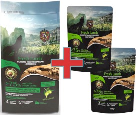 AMBROSIA Dog Adult Mediterranean Fresh Lamb Świeża Jagnięcina 5kg + 200g GRATIS - Zdjęcie główne