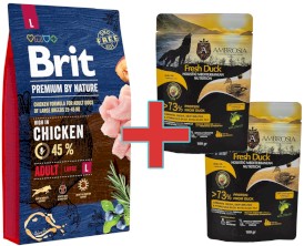 BRIT Premium by Nature Adult Large 8kg + 200g Karmy SuperPremium GRATIS !! - Zdjęcie główne