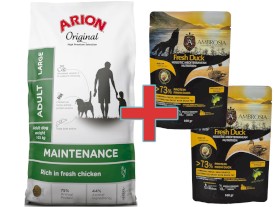 Arion Original Maintenance Adult Large Chicken 12kg + 200g Karmy SuperPremium GRATIS !! - Zdjęcie główne