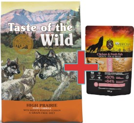 TASTE OF THE WILD Canine High Prairie Puppy 2kg + 100g Karmy SuperPremium GRATIS !! - Zdjęcie główne