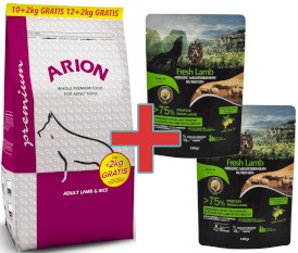 Arion Premium Adult Lamb / Rice 12kg + 200g Karmy SuperPremium GRATIS !! - Zdjęcie główne