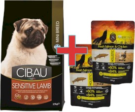 FARMINA CIBAU Sensitive Lamb Mini 2,5kg + 200g Karmy SuperPremium GRATIS !! - Zdjęcie główne