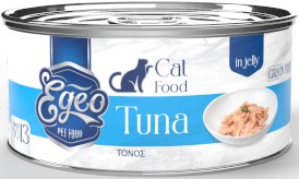 EGEO Cat Food Adult Tuńczyk w Galaretce dla kota Puszka 85g - Zdjęcie główne