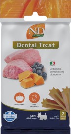 FARMINA ND PUMPKIN DOG Dental Treat Lamb Blueberry Adult Mini 60g - Zdjęcie główne