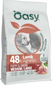 OASY Dog OAP Puppy Junior Medium / Large Lamb Jagnięcina 2,5kg - Zdjęcie nr 2