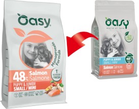 OASY Dog OAP Puppy Junior Small / Mini Salmon Łosoś 2,5kg - Zdjęcie nr 3