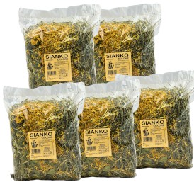 WĘGROWSKIE Sianko Ziołowe dla królików i gryzoni 400g x 5szt. - Zdjęcie główne