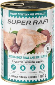 Dolina Noteci SUPER RAFI Pasztet z Filetem Perliczka Wątróbka Wołowa 400g - Zdjęcie główne