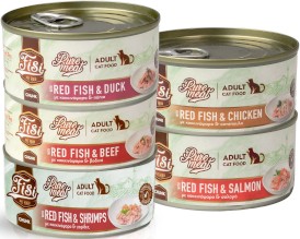 PERFECT PET FISI Cat Adult Pure Meat Chunk Karmazyn Kurczak dla kota 170g - Zdjęcie nr 3