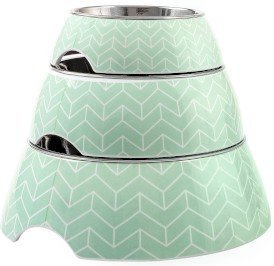 GLEE Food Drink Bowl Arrow Miska z stalową wkładką S 200ml - Zdjęcie nr 2