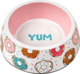 GLEE Food Drink Bowl Donuts Pink Miska dla psa Różowa M 500ml - Zdjęcie główne