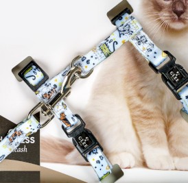 GLEE Cat Szelki ze smyczą dla kota z Funny Cat S - Zdjęcie nr 2