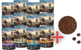 AMBROSIA Cat Adult / Senior / Sterilized bez zbóż MIX 12x85g + 100g GRATIS - Zdjęcie główne