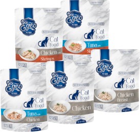 EGEO Cat Food Sterilised Kurczak w rosole dla kota Saszetka 85g - Zdjęcie nr 2