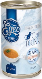 EGEO Cat Drink Urinary Health Napój Łosoś w sosie dla kota Puszka 135g - Zdjęcie główne