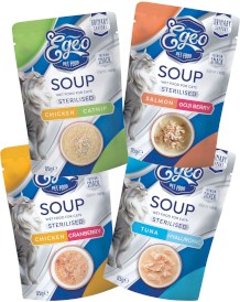 EGEO Cat Soup Sterilised Urinary Support Zupa Łosoś z Jagodami dla kota 85g - Zdjęcie nr 3