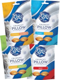 EGEO Cat Crunchy Pillow Poduszeczki z Wołowiną dla kota 60g - Zdjęcie nr 4