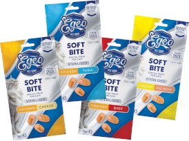 EGEO Cat Soft Bite Sterilised Urinary Support Kąski Kurczaka z Łososiem dla kota 3szt. - Zdjęcie nr 5