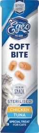 EGEO Cat Soft Bite Sterilised Urinary Support Kąski Kurczaka z Tuńczykiem dla kota 3szt. - Zdjęcie nr 2