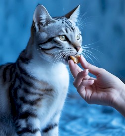 EGEO Cat Delicious Snack Salmon Cubes Kosteczki Łososia ze skórą Dorsza dla kota 50g - Zdjęcie nr 3