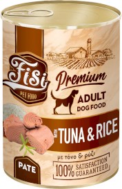 PERFECT PET FISI Dog Adult Pate Tuńczyk z Ryżem w Pasztecie dla psa 400g - Zdjęcie główne